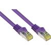 VARIA Group Cavo patch Cat. 7 da 40 m, viola, con protezione per i connettori, S/FTP, RNS