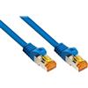 VARIA Group Cavo patch RJ45 Cat.7, 25 m, TPE, blu - Rete Gigabit
