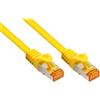 VARIA Group Cavo patch RJ45 Cat. 7 in TPE giallo, 25 m - Cavo di rete, schermato