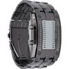 Ejoyous Orologio Binario, Orologio Digitale Orologio LED da Uomo con modalità Ora Binaria Orologio al Quarzo Impermeabile con LED Luminosi per l'oscurità Doppia Chiusura