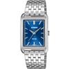 Casio Orologio Analogico da Uomo MTP-B215D-2AVER, Quadrante Blu, Cinturino in Acciaio Inossidabile, WR 50M