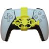 Moliuoly Volante 3D per Mini PS5, accessorio compatto per gioco da corsa in PLA, sensazione di guida realistica per giochi di simulazione, design portatile in giallo/rosso/verde/bianco (giallo)
