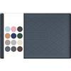 URMONA Tappetino Sottolavello Impermeabile per Cucina 35 x 55 cm, Tappetino in Silicone per Mensole e Organizer, Protezione per Mobile Sottolavello per Cucina e Bagno (Grigio scuro)