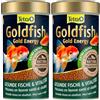 Tetra Goldfish Gold Energy - Mangime granulare premium per pesci per più energia e vitalità (Confezione da 2)