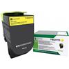 Lexmark 71b2hy0 cartuccia toner 1 pz originale giallo