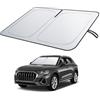 BIXUAN Parabrezza Parasole Compatibile con Audi Q3 F3 2020-2025 Auto Parasole Copertura per Parabrezza, Ombrellone Pieghevole con Protezione UV Parasole Q3 F3 Accessori