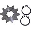 Trkimal Pignone Catena Anteriore Moto Per 50cc 70cc 90cc 110cc 125cc Dirt Pit Bike Mini Bike TaoTao Roketa Coolster Sunl Lifan Loncin ATV Quad 4 ruote ciclomotori (420-10T, 17mm)