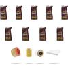 HOFFCAR Kit tagliando 4 FILTRI e 9L OLIO M compatibile con Ford Ranger 2.2 TDCi 118kw dal 2016
