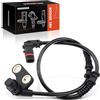 Frankberg Sensore Velocità Ruota ABS Sensore ABS 2-Poli Replace# V30720159 | Compatibile con Classe C T-Model S202 Classe C W202 SLK R170 CLK Cabriolet A208 CLK C208