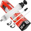 IMJ-Global Siringa Estrattore Aspiratore Manuale da 200 ml | Trasparente | per Aspirare Olio Liquidi