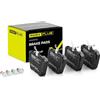 RIDEX PLUS 402B0124P Set d'assale Kit pastiglie freni Posteriore con bulloni pinza freno Compatibilità con OPEL Vivaro A Van X83