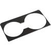 Dnhqknoaf Consolle centrale dell'auto Per Range Per Rover Per Evoque 2019 2020 ABS Cromato Portabicchieri Cornice Decorativa Accessori Auto(Carbon Fiber)