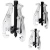 vidoelettronica Set Estrattore a 3 Ganasce 3pcs (75mm, 100mm, 150mm) - Estrattore per Ingranaggi e Cuscinetti in Acciaio CR-V - Attrezzo Professionale per Meccanica e Officina