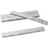 ZERINT Stick sui pesi della ruota, 5 g x 5 + 10 g x 5 bande adesive per bilanciatore di pneumatici peso barra adesiva 6 strisce