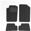 Mats4all Set di tappetini auto Compatibile con Peugeot 206 cc 2001-2007 | Antiscivolo | Con rinforzo | 4 pezzi | Tappetini per auto | Set di tappetini
