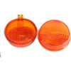 ENMYDB Frecce Lampadina Segnale Lente Per Lampada Anteriore E Posteriore Per Motocicletta Per Per Cruiser Per Rebel Per Shadow VT VTX 1300 Copertura Per Indicatori Di Direzione
