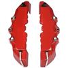 ASsdwqdq Copertura per Pinza Freno Auto Adatti per Audi, per Mercedes-Benz, per Volkswagen confezioni da 4 o 2 pezzi di copri pinze freno e dischi in ABS 3D Copri pinza(2Pcs Red S Size)