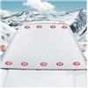 Kunaxku Parasole Auto Parabrezza Universale Copertura auto Magnetico Copertura Inverno Auto Protezione Anti UV, Neve, Grandine per Maggior Parte dei Veicoli