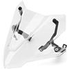 JTWMEU Cupolino Motociclo Per CB750 Per Hornet Per CB 750 Per HORNET 2023 Accessori Moto Estensione Del Parabrezza Ingrandire Il Parabrezza Moto Deflettore(Transparent)