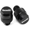 HUISI Tappo for foro specchietto retrovisore, bulloni, copertura, adatto for BENELLI 502C 752S TRK 702 502X 251 Leoncino 500 250 TNT 125 300 600(Black)