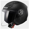 Generico Nuovo LS2 OF616 Casco Airflow II Solid NERO LUCIDO TAGLIA L