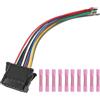 FHCBUTAE Resistenza Riscaldatore Auto Cablaggio Connettore Resistenza Motore Ventilatore 8200729298 Per Renault Per Clio 3 Per Megane 2 Per Twingo Per Scenic Per Modus