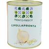 Pronto Fresco Cipolla Pronta a Fette Greci Cipolle Bianche 100% Italiane Latta da 800 g Italy