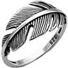 CELCIA JEWELRY Solid 925 Sterling Silver Large Feather Ring, Boho Ring, Religious Ring, Tree Ring, Love Ring, Dainty Ring, Angels Wing Ring, Minimalist Ring, Mothers Day Ring (US Ring size 10.5)
