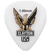 Clayton Acetal Polymer STANDARD Picks (12-pack) 1.00 mm white