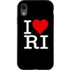 I HEART LOVE RHODE ISLAND Custodia per iPhone XR I LOVE HEART RODE ISLAND RI