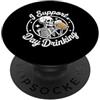 Nothing Like A Nice Cold Beer Party Time Niente come una bella birra fredda dopo un bel drink di birra fredda PopSockets PopGrip Adesivo