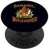 Morel Mushroom Foraging Hunting Club Morel Whisperer Funny Funghi Raccogliere Foraggiamento Hunter PopSockets PopGrip Adesivo