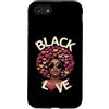 Storia nera Life Tee Co Custodia per iPhone SE (2020) / 7/8 Regina dei capelli afro Black Love
