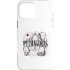 Ancient Geometry Pythagoras Theorem Math Custodia per iPhone 16 Pro Max Simboli del teorema matematico della geometria antica di Pitagora