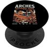 Arches Vintage Gifts Apparel Design retrò d'avventura vintage del Parco nazionale degli Arches PopSockets PopGrip Adesivo