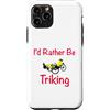 Triker Stuff Custodia per iPhone 11 Pro Preferirei triking, triker, triciclo reclinato, bici