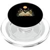 Story Bloom Studio Libro aperto stravagante Wildflowers Full Moon Reader PopSockets PopGrip per MagSafe