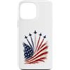 F4NT4STIC Custodia per iPhone 13 Pro Max 250th Anniversary USA Patriotic 4th July Fly Over