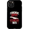True Crime Merch for Investigative Crime Custodia per iPhone 11 Pro Esperto forense dalla nascita 1973 Compleanno a tema crimine vero