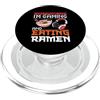 Ramen And Gaming Anime Gifts For Boys Ki Non riesco a sentirti, sto giocando e mangiando Ramen Gamer giapponese PopSockets PopGrip per MagSafe