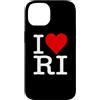 I HEART LOVE RHODE ISLAND Custodia per iPhone 14 I LOVE HEART RODE ISLAND RI