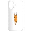 Kitten little cat devil pet animal Custodia per iPhone 17 simpatico gatto appeso sul design