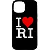 I HEART LOVE RHODE ISLAND Custodia per iPhone 15 I LOVE HEART RODE ISLAND RI