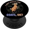 Goat Breeds Farm Animal Cute Goats DonaO Mi piacciono davvero le capre Ok Farm Animal Cute Alpine Goat PopSockets PopGrip Adesivo