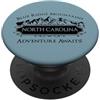KAEDAM Gifts: North Carolina Carolina del Nord USA Blue Ridge Mountains Adventure attende PopSockets PopGrip Adesivo