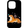 Sakura Cherry Blossom Japan Culture Art Custodia per iPhone 15 Pro Cherry Blossom Tiger Giapponese Sakura Anime Estetica Giappone