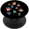 Scienza e fisica, astronomia, geografia Sistema solare Conoscenza Pianeti Spazio Scienza Bambini PopSockets PopGrip Adesivo