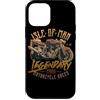 Yessir TM Custom Manx Custodia per iPhone 12 mini Isola di Man Road Racing Legends Manx Motociclista