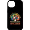 Puzzle Game Cube One Solution Speed Cubi Custodia per iPhone 13 Puzzle Game Cube One Solution Speed Cubing Retro Matematica