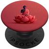Buddha Designs by Kajiro Buddha astratto fiore di loto - buddismo spirituale buddista PopSockets PopGrip Adesivo